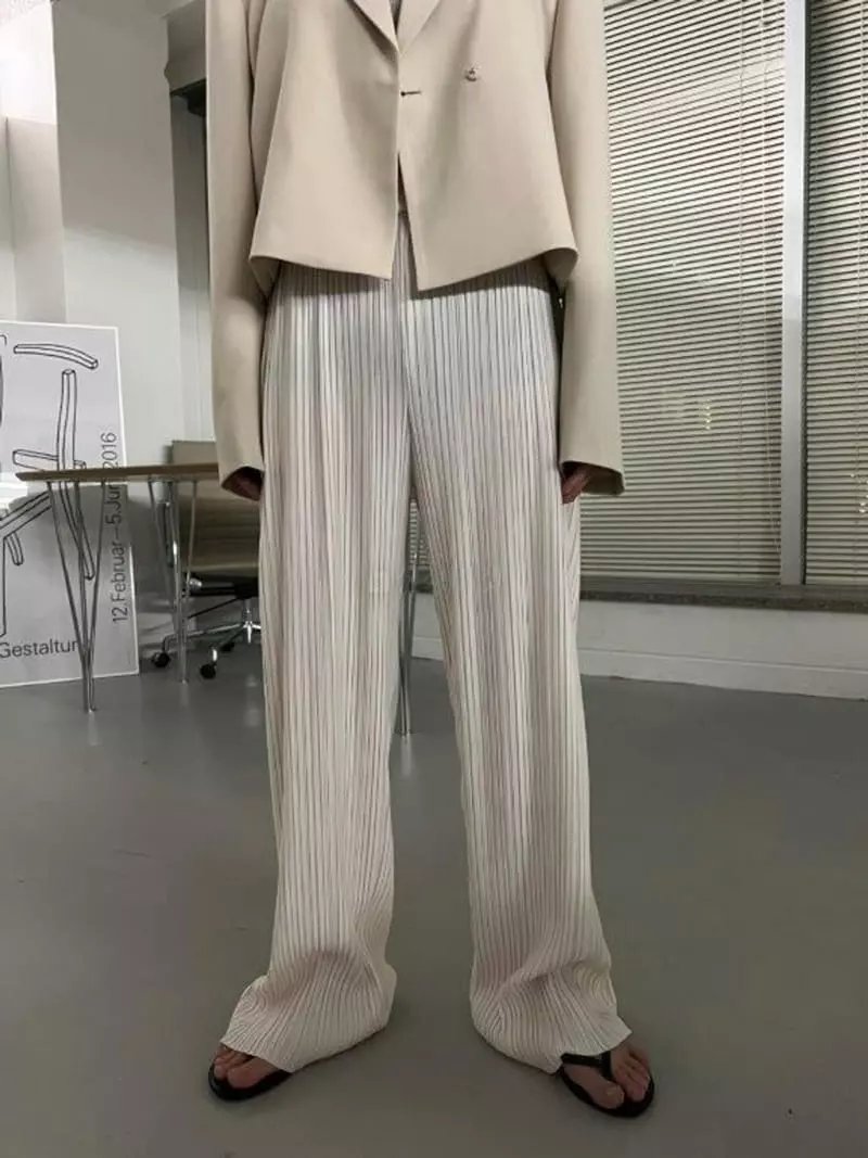 Maint - Korean Women Fashion - #momslook - Domino Pleats Pants