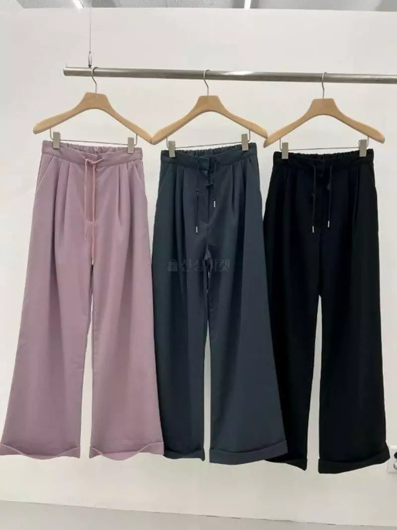 Maint - Korean Women Fashion - #romanticstyle - String Pants - 4