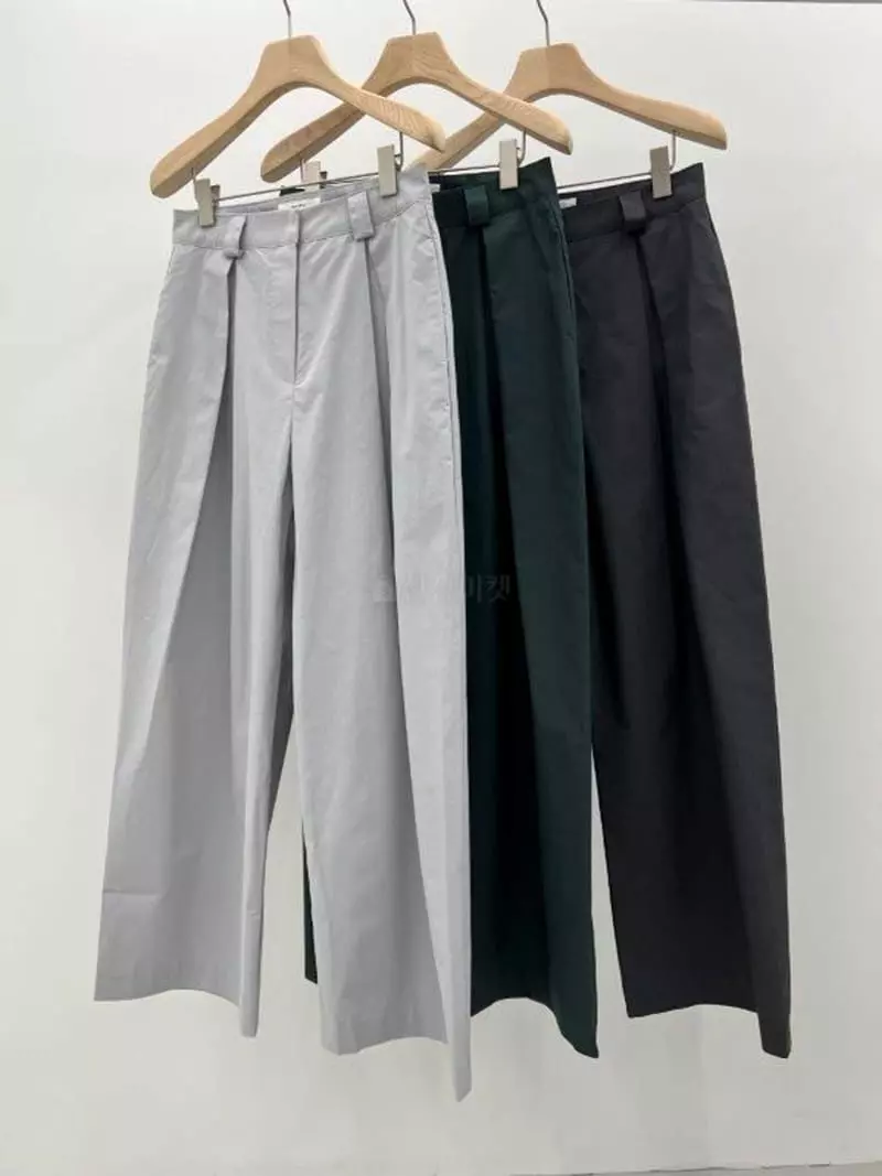 Maint - Korean Women Fashion - #shopsmall - Plain Pants - 4