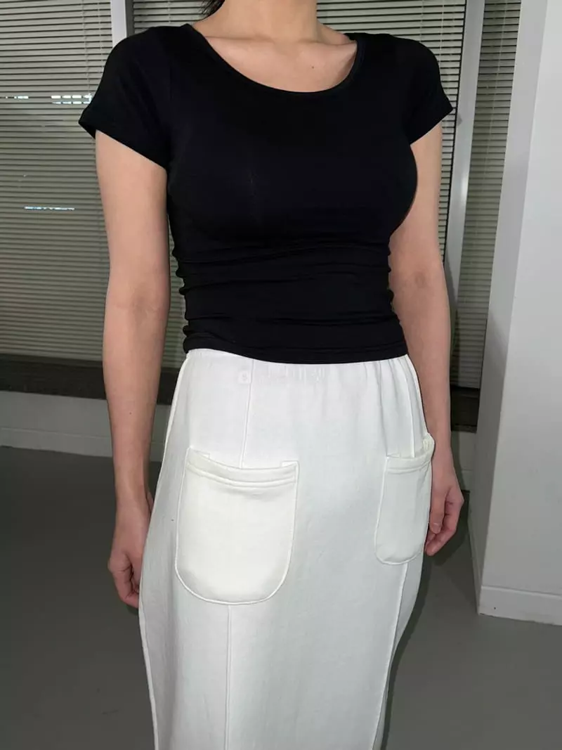 Maint - Korean Women Fashion - #womensfashion - Terry Pocket Skirt - 11
