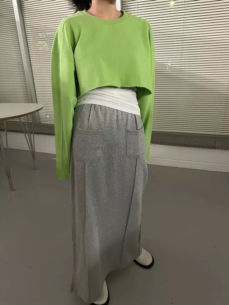 Maint - Korean Women Fashion - #womensfashion - Terry Pocket Skirt - 5