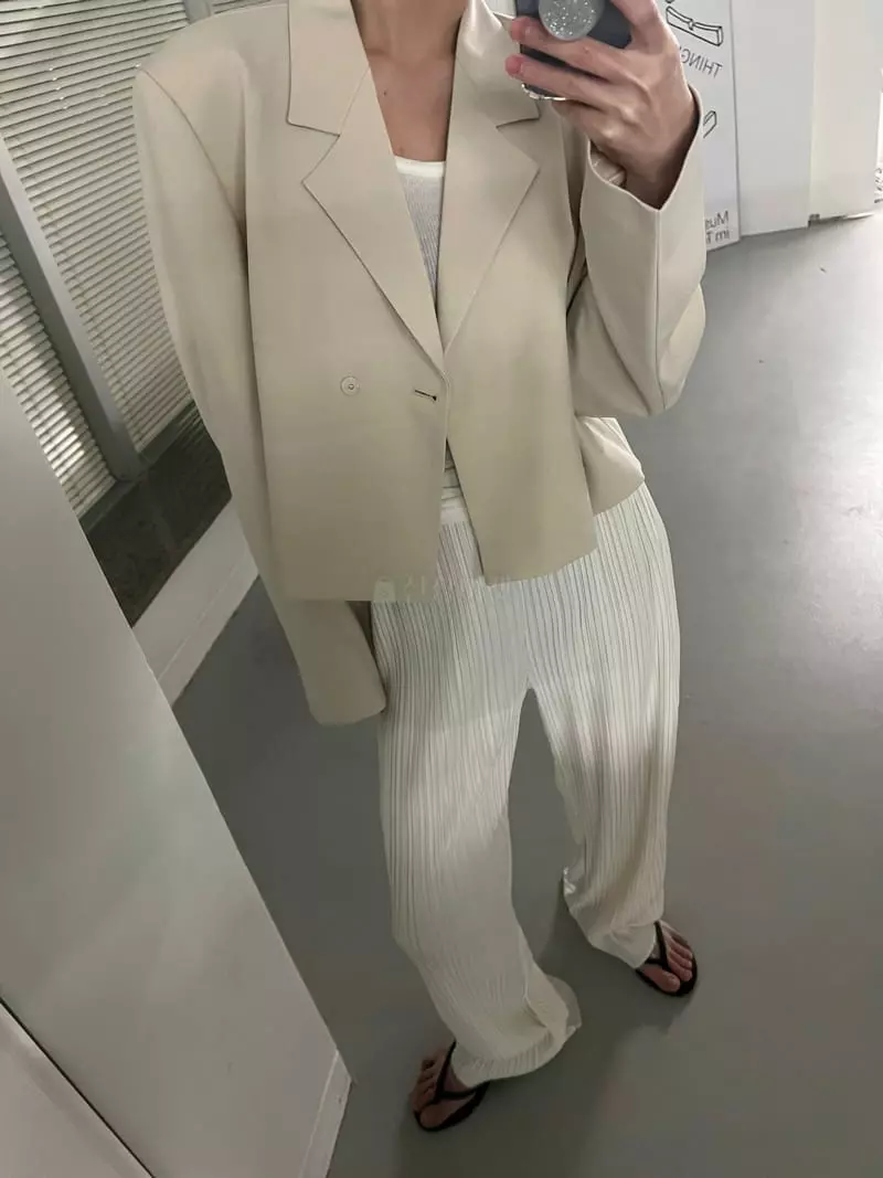 Maint - Korean Women Fashion - #womensfashion - Rona Crop Jacket - 2