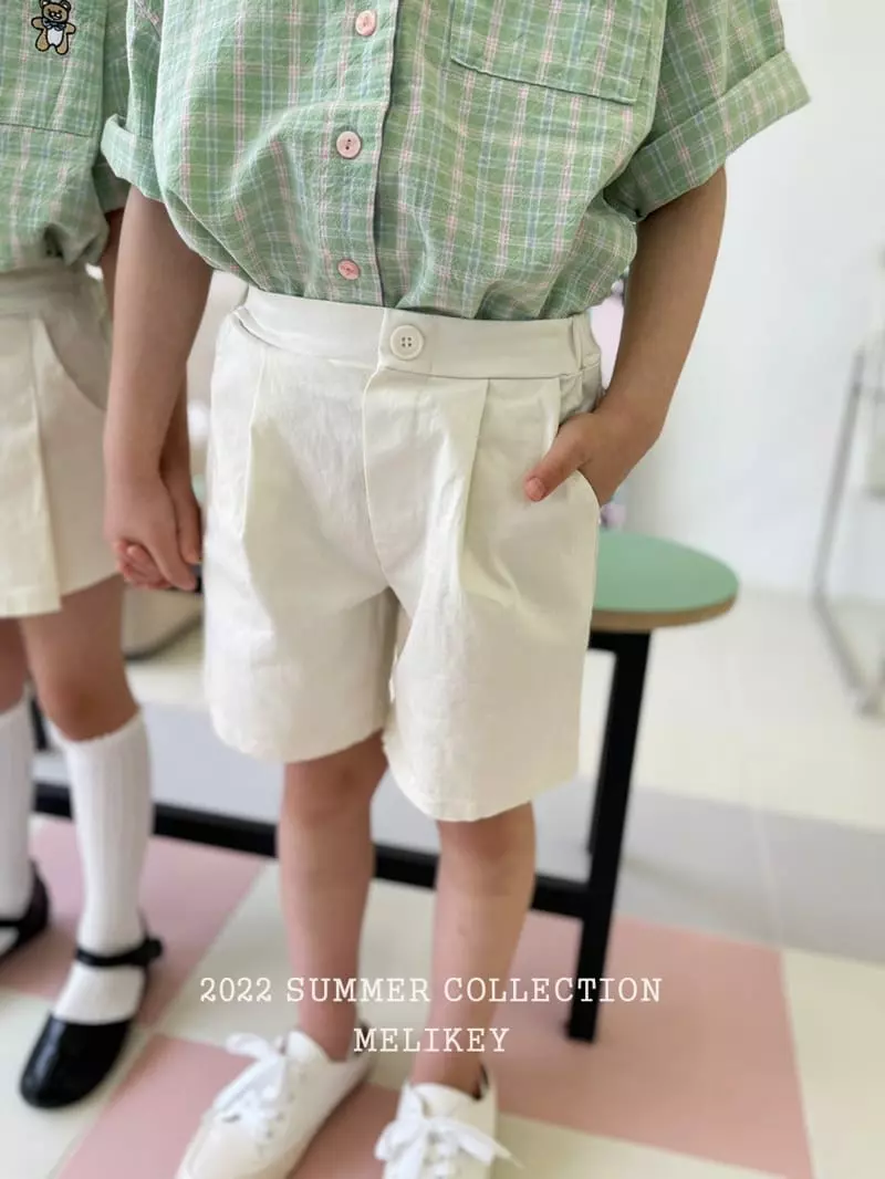 Melikey - Korean Children Fashion - #Kfashion4kids - Cotton Wrinkle Shorts - 8