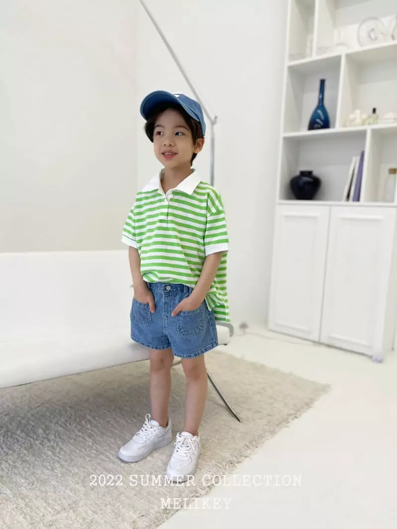 Melikey - Korean Children Fashion - #kidzfashiontrend - Pocket Jeans - 4