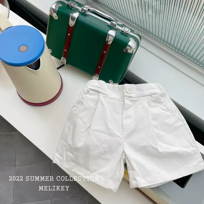 Melikey - Korean Children Fashion - #childrensboutique - Cotton Wrinkle Shorts