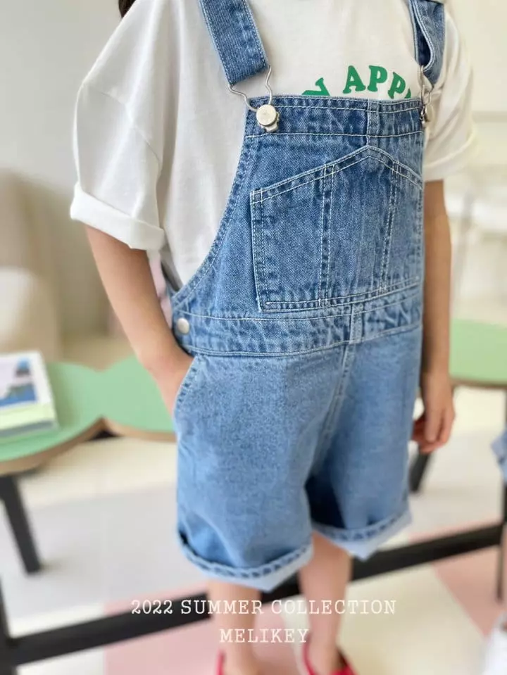 Melikey - Korean Children Fashion - #discoveringself - Denim Overalls - 11