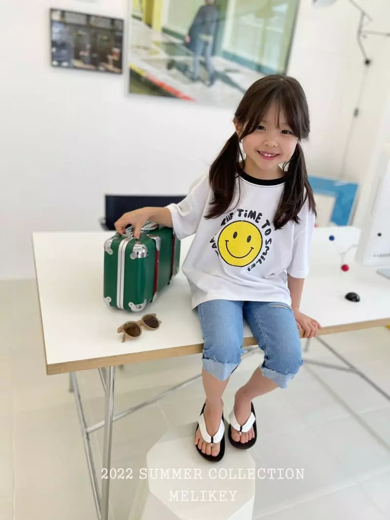 Melikey - Korean Children Fashion - #fashionkids - Cutting Jeans - 9