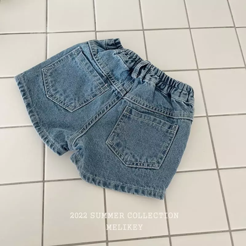 Melikey - Korean Children Fashion - #kidsshorts - Pocket Jeans