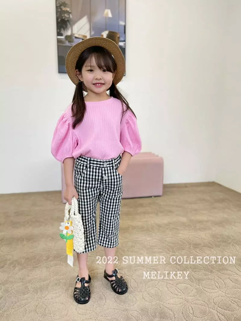 Melikey - Korean Children Fashion - #kidsstore - Check Pants - 9