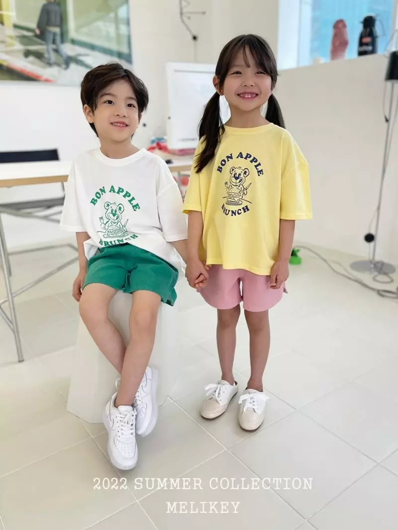 Melikey - Korean Children Fashion - #kidzfashiontrend - Bronch Bear Tee - 7