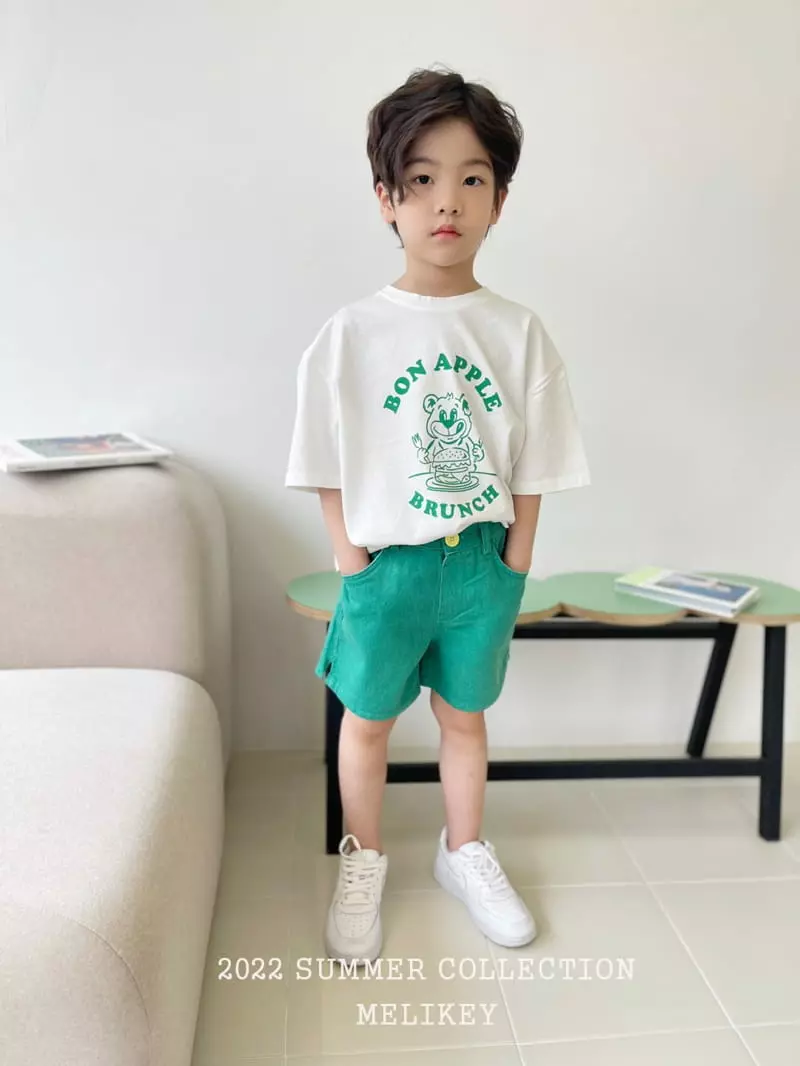 Melikey - Korean Children Fashion - #littlefashionista - Bronch Bear Tee - 9