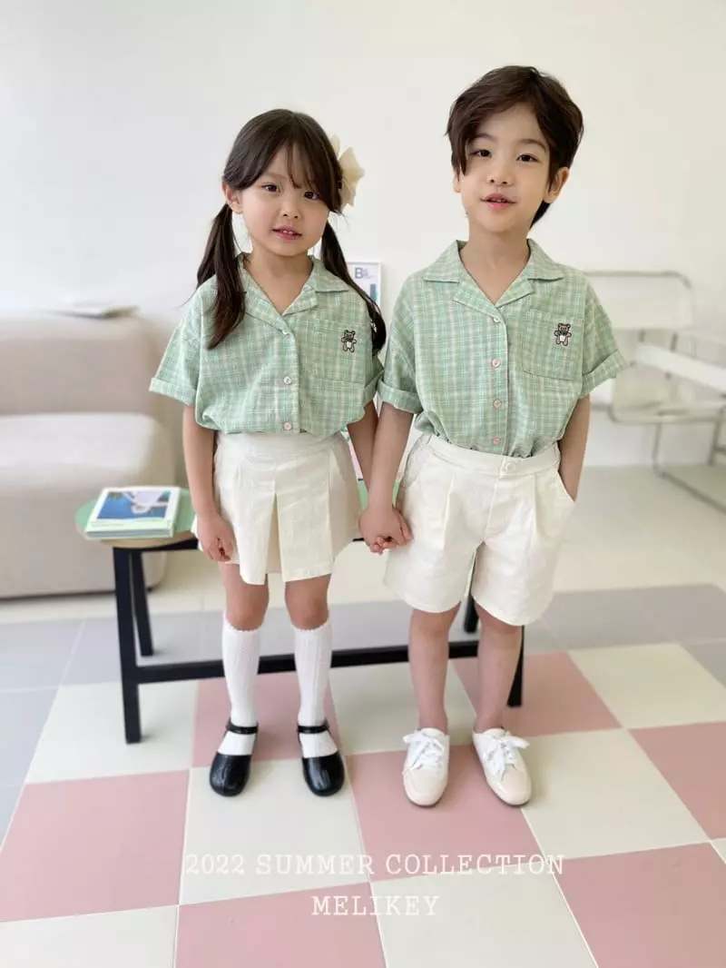 Melikey - Korean Children Fashion - #littlefashionista - Cotton Wrinkle Shorts - 9