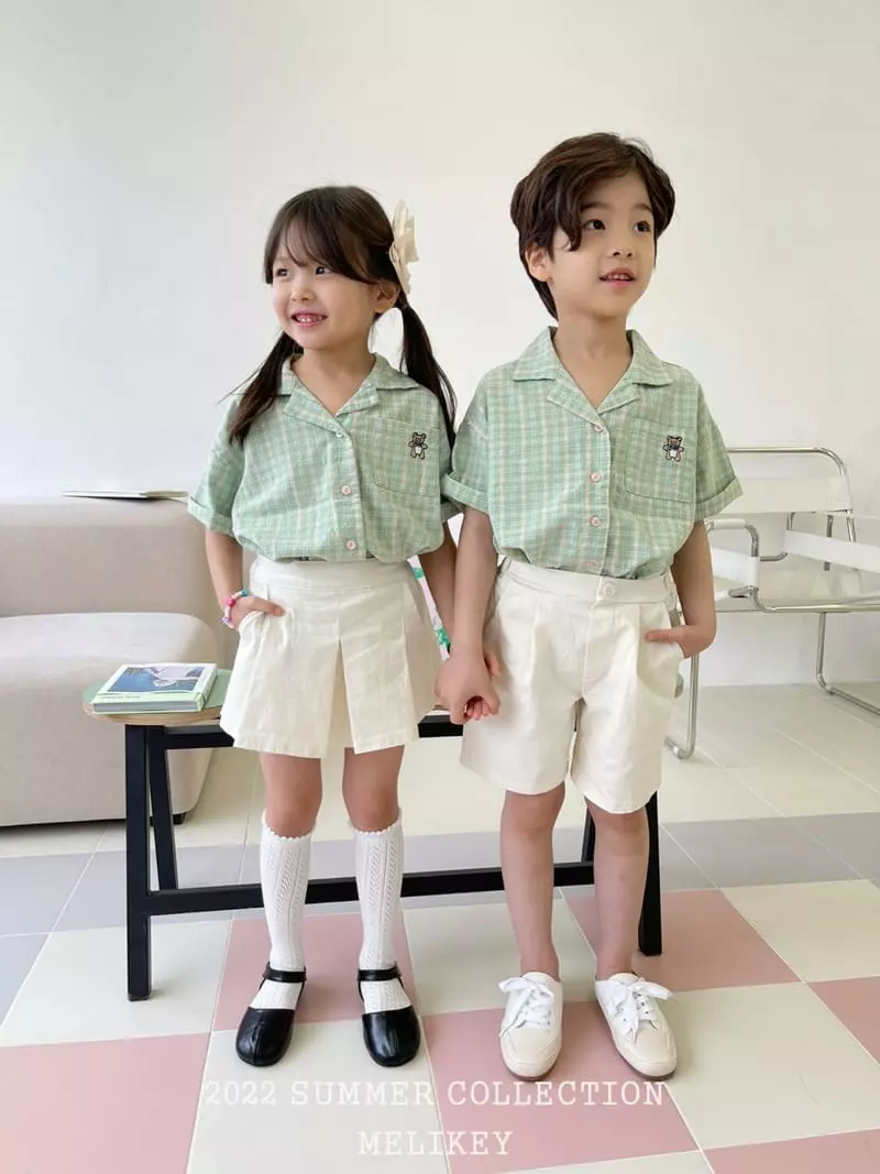 Melikey - Korean Children Fashion - #magicofchildhood - Cotton Wrinkle Shorts - 10