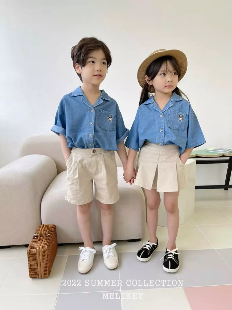 Melikey - Korean Children Fashion - #minifashionista - Cotton Wrinkle Shorts - 11