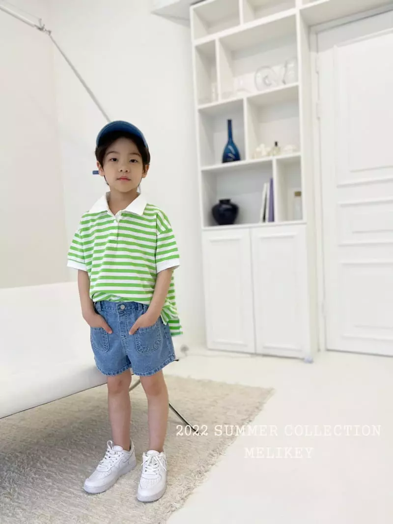 Melikey - Korean Children Fashion - #minifashionista - Pocket Jeans - 7