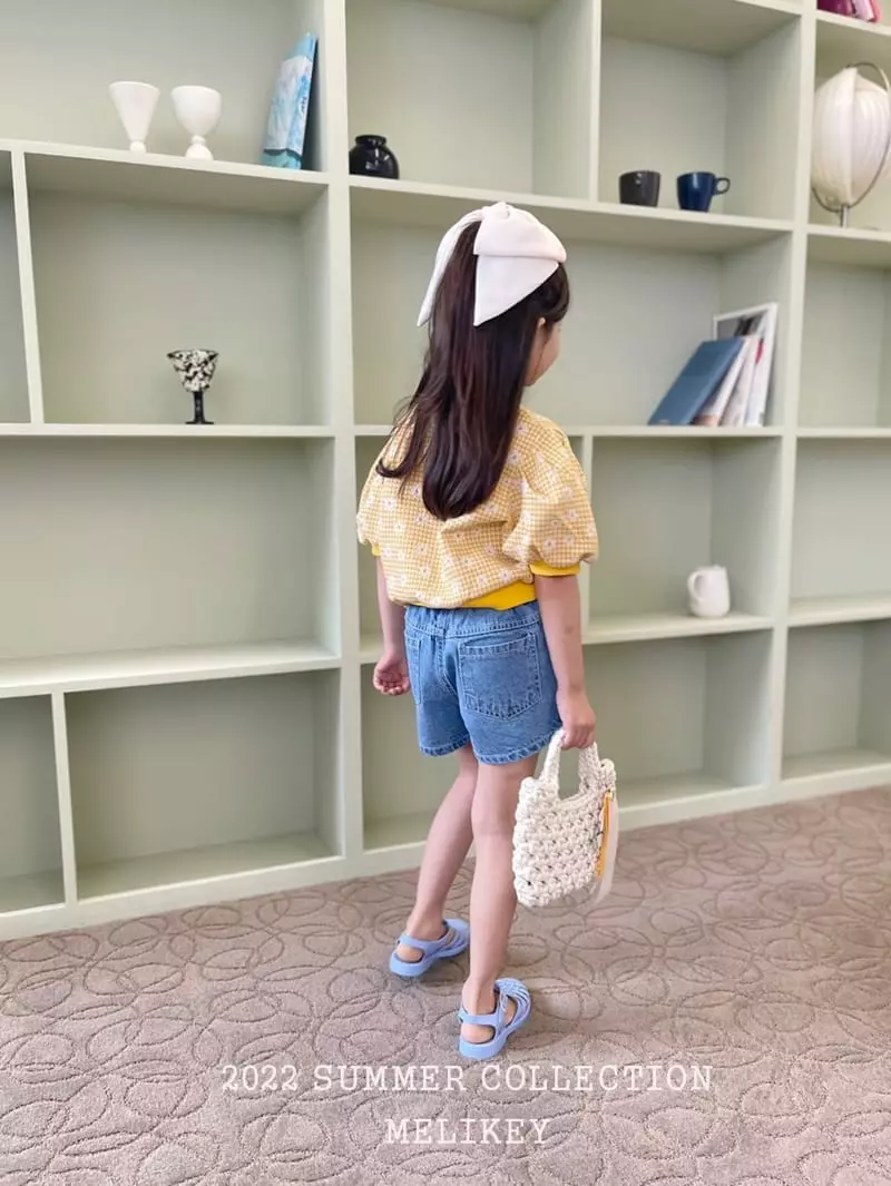 Melikey - Korean Children Fashion - #toddlerclothing - Pocket Jeans - 10