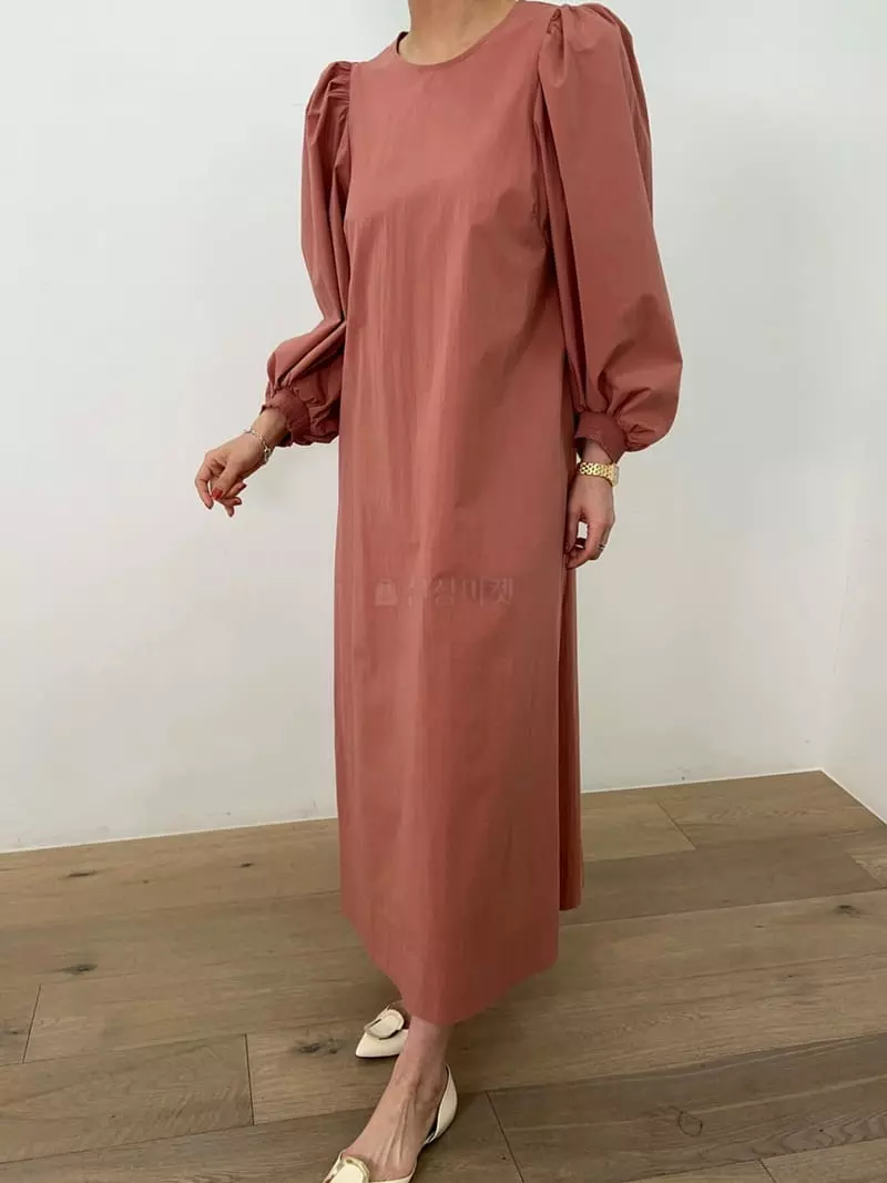 Merry J - Korean Women Fashion - #momslook - Basrak Smocked One-piece - 3