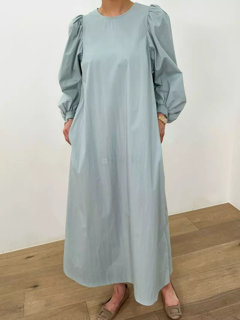 Merry J - Korean Women Fashion - #momslook - Basrak Smocked One-piece - 7