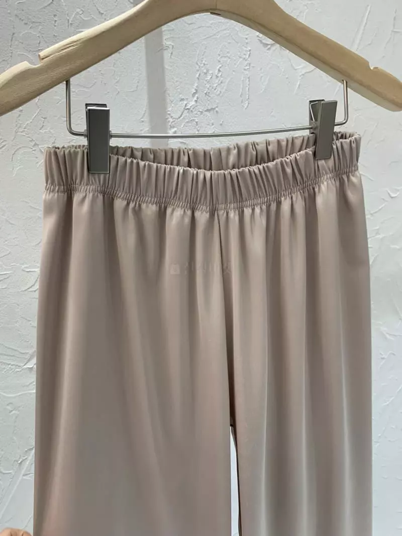 Merry J - Korean Women Fashion - #momslook - Satin Pants - 2