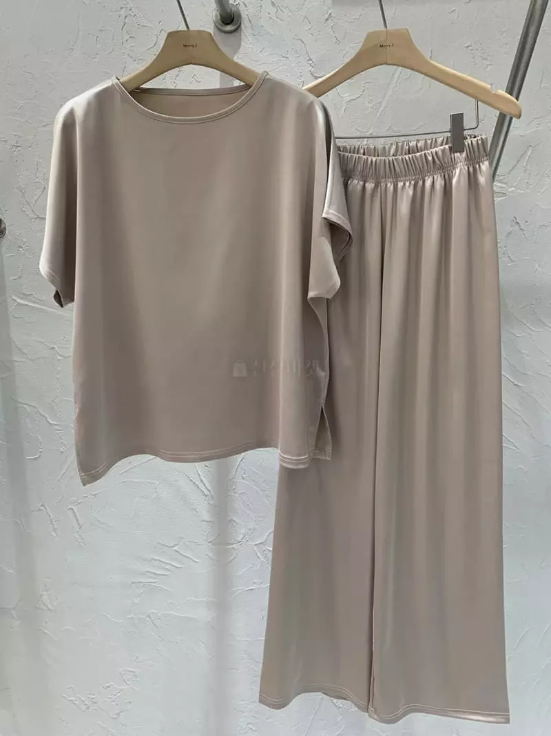 Merry J - Korean Women Fashion - #womensfashion - Satin Pants - 3