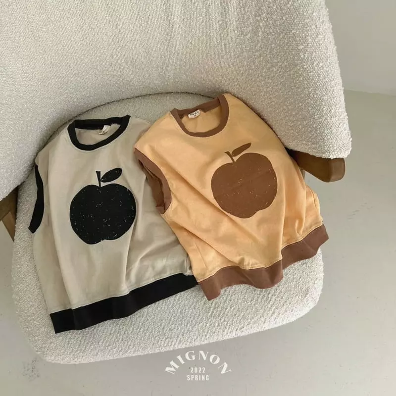 Mignon - Korean Children Fashion - #discoveringself - Apple Tee - 4