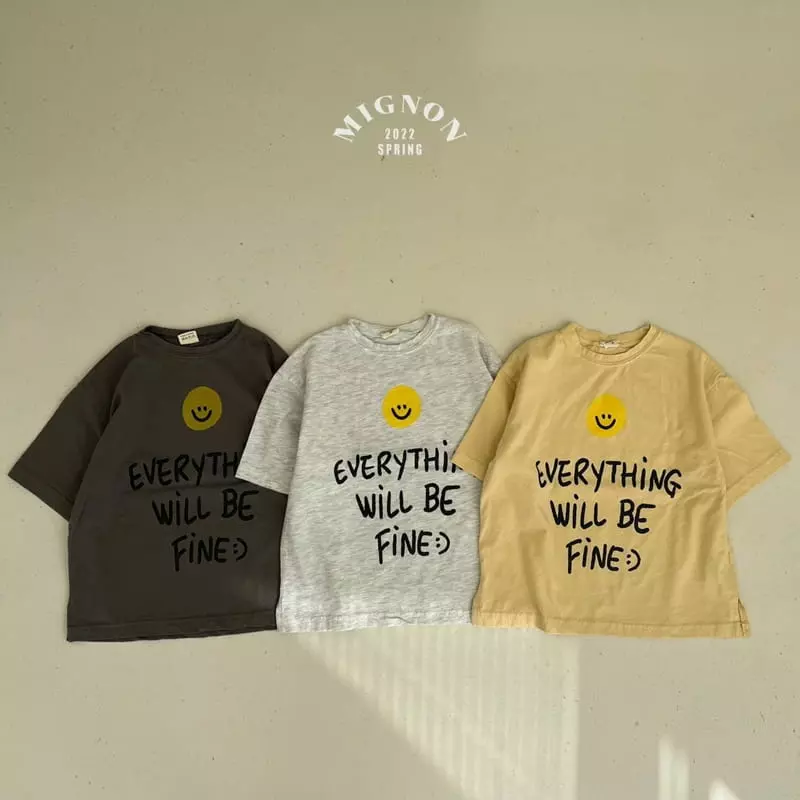 Mignon - Korean Children Fashion - #fashionkids - Smile Slit Tee