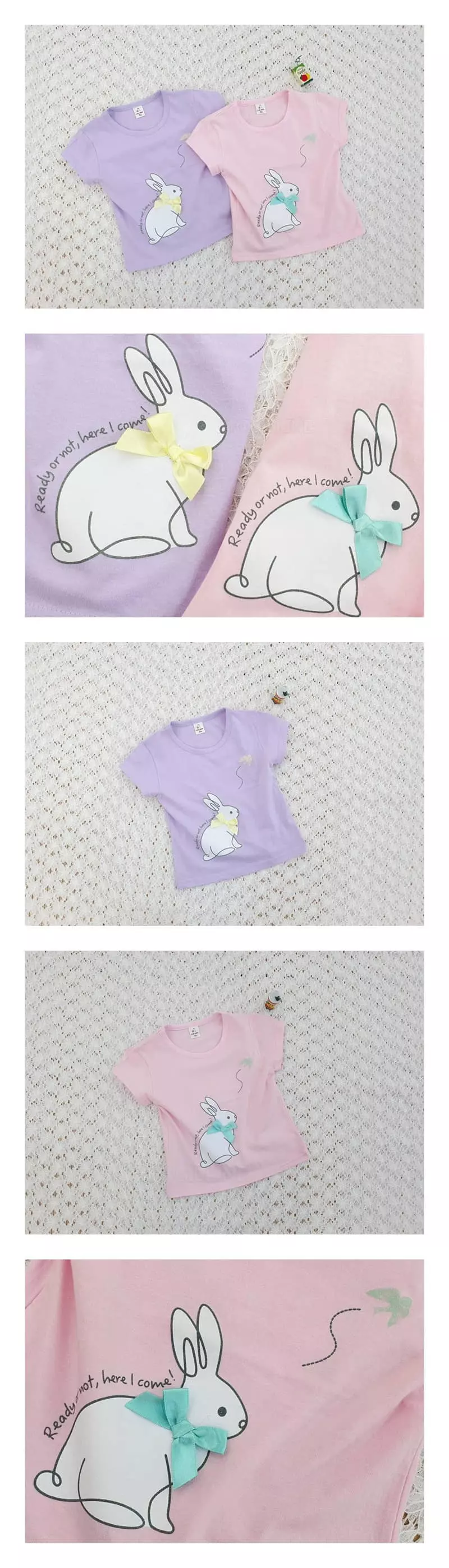 Milk Bebe - Korean Children Fashion - #designkidswear - Rabbit Tee