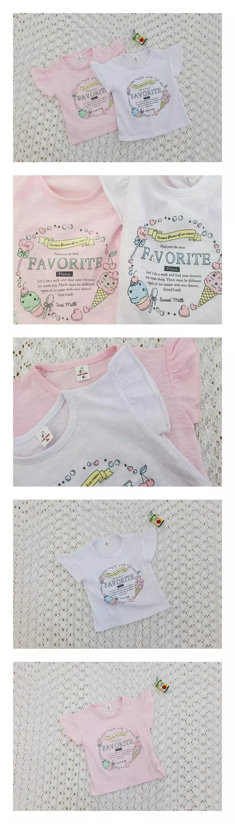 Milk Bebe - Korean Children Fashion - #fashionkids - Dalkom Tee