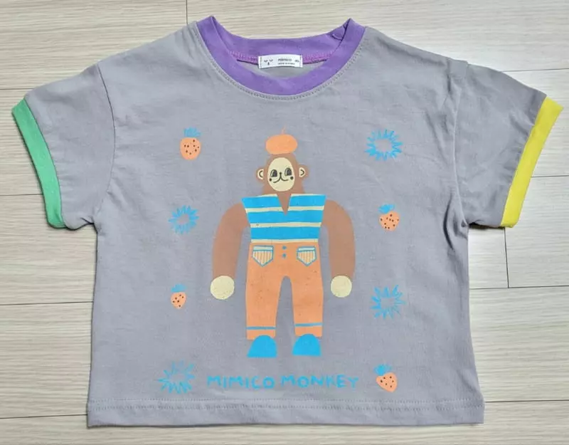 Mimico - Korean Children Fashion - #childofig - Monkey Tee