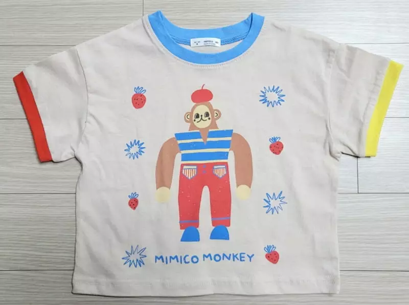 Mimico - Korean Children Fashion - #childofig - Monkey Tee - 2