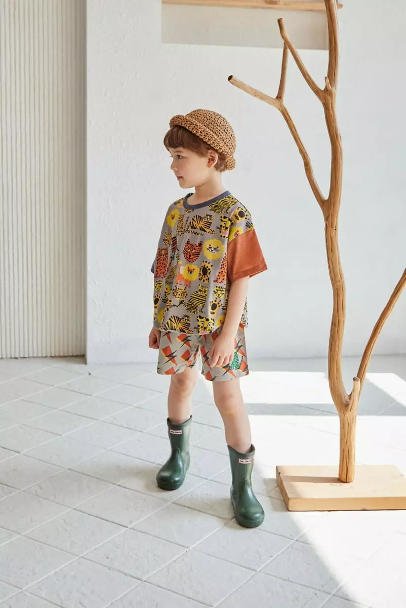 Mimico - Korean Children Fashion - #fashionkids - Jungle Tee - 5