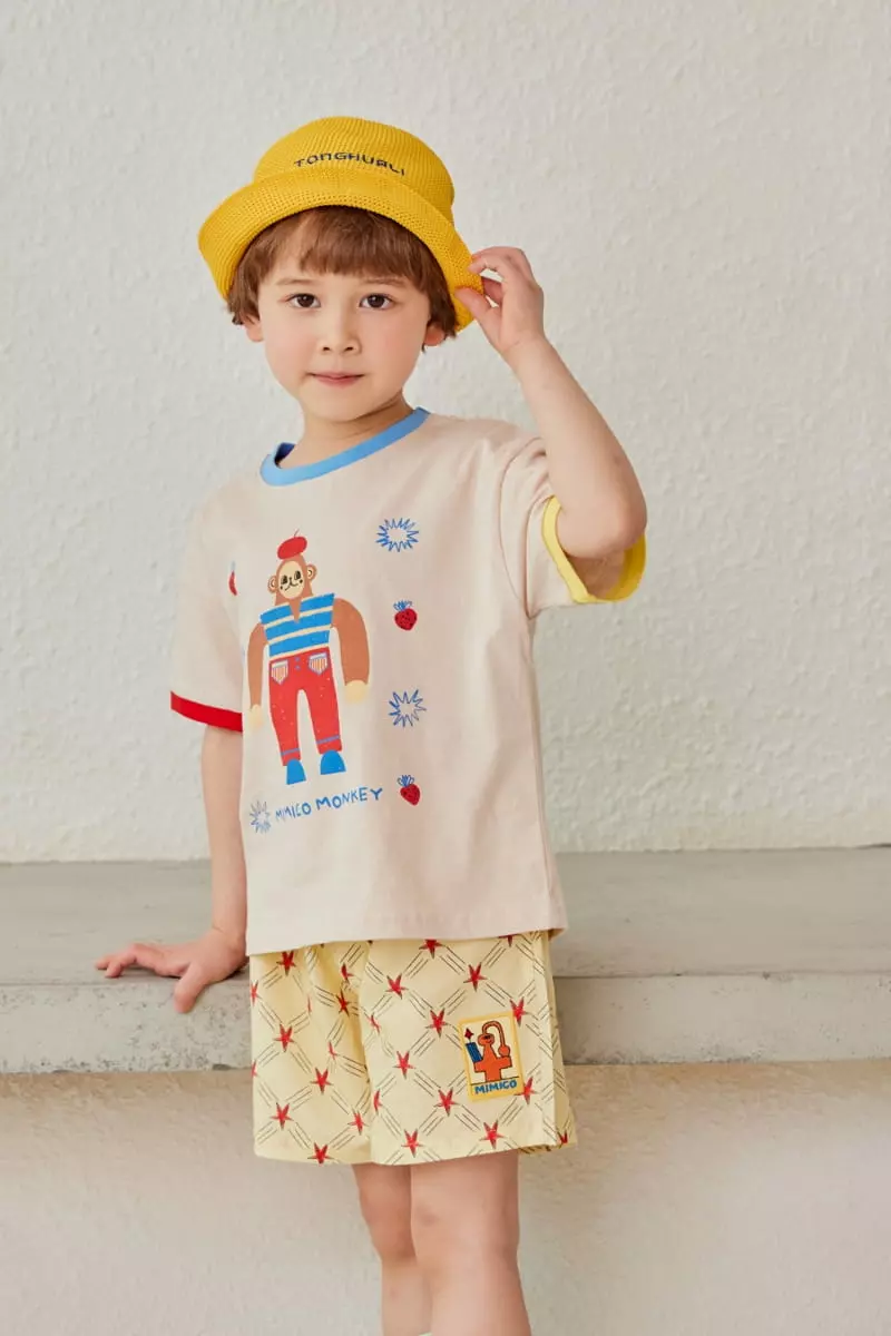 Mimico - Korean Children Fashion - #magicofchildhood - Monkey Tee - 12