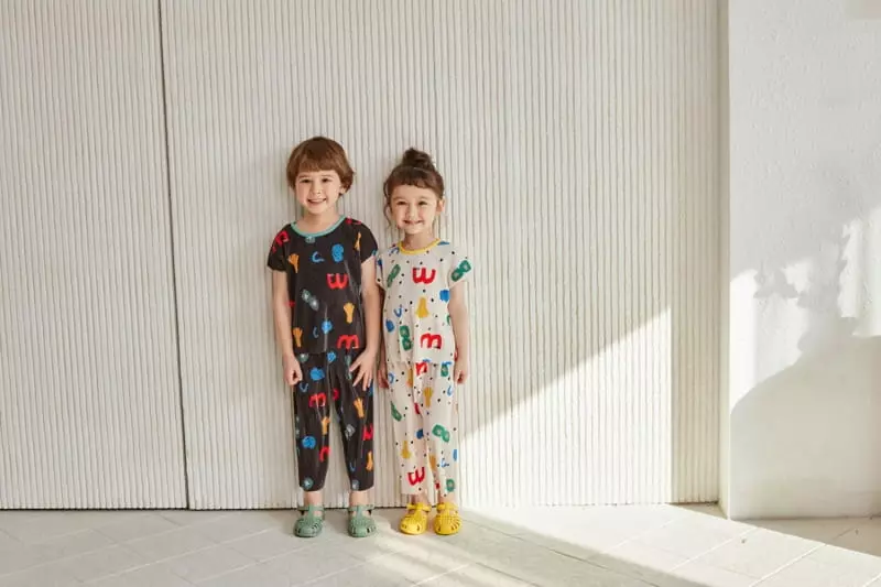 Mimico - Korean Children Fashion - #stylishchildhood - Pleats Top Bottom Set - 9