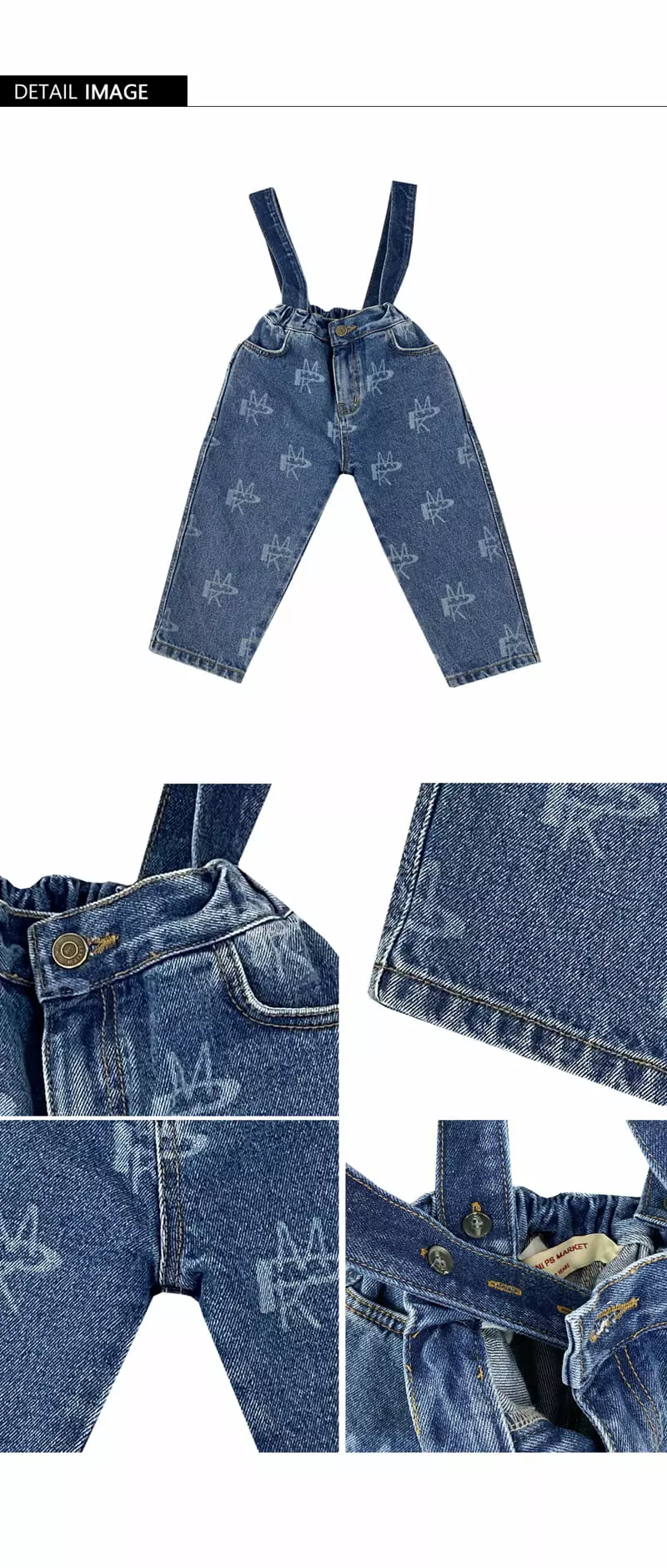 Mini Ps Market - Korean Children Fashion - #childrensboutique - Denim Jeans - 3