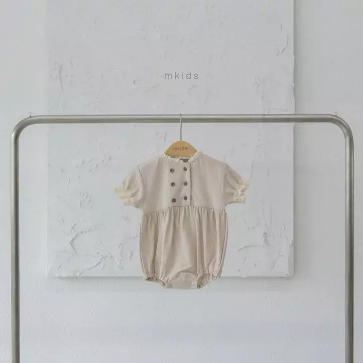 Mkids - Korean Baby Fashion - #babyboutique - Double Lace Bodysuit - 2