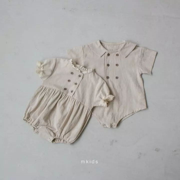 Mkids - Korean Baby Fashion - #babyboutique - Double Bodysuit