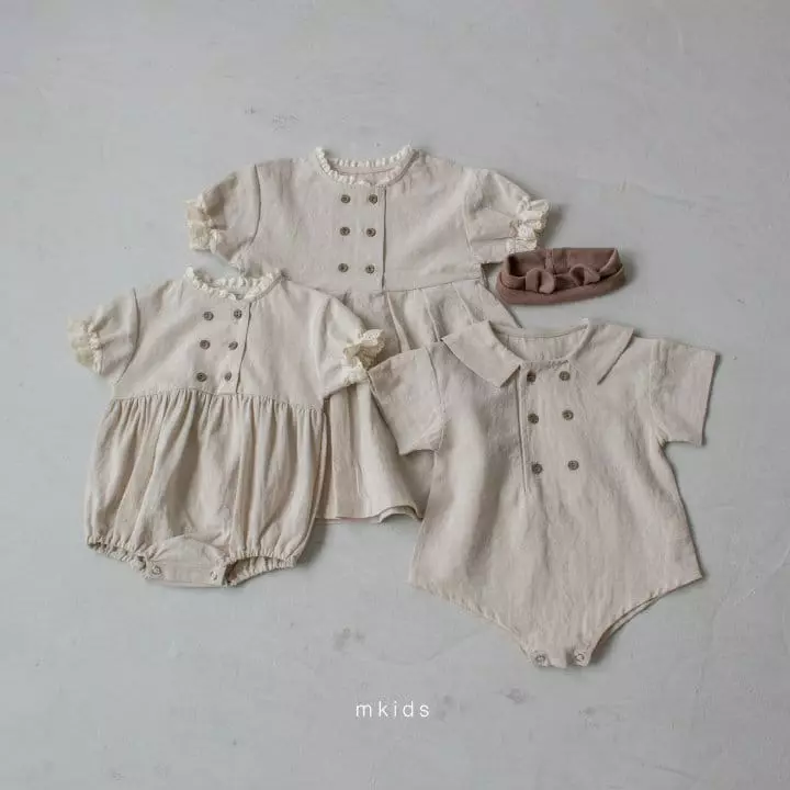 Mkids - Korean Baby Fashion - #babyclothing - Double Bodysuit - 4