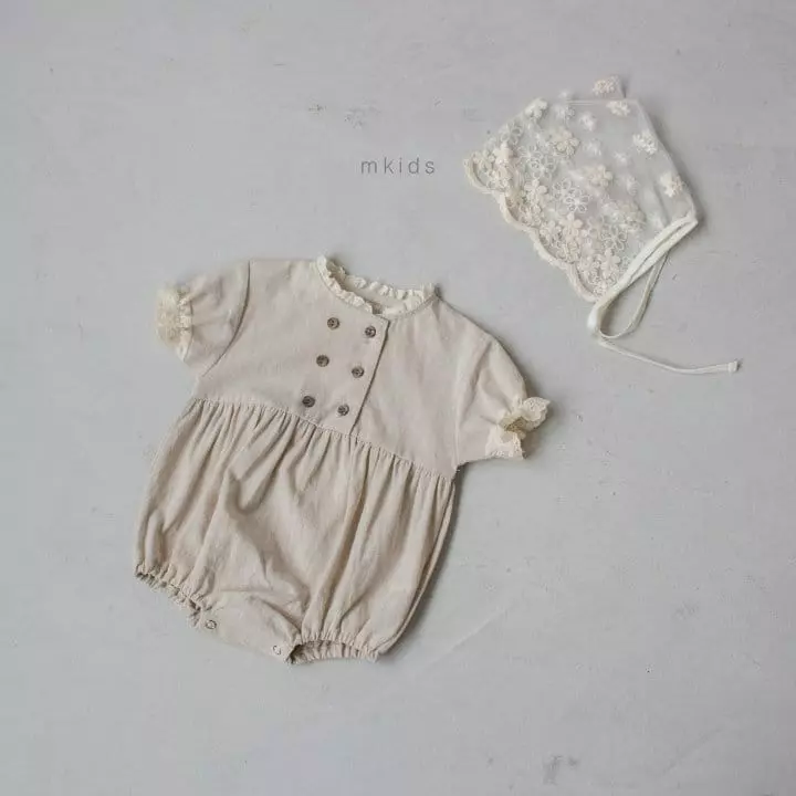 Mkids - Korean Baby Fashion - #smilingbaby - Double Lace Bodysuit