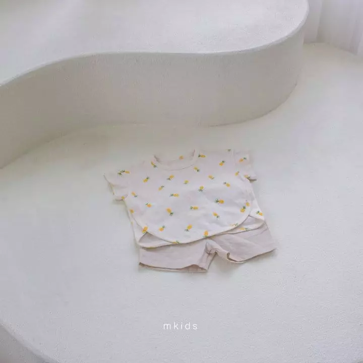 Mkids - Korean Children Fashion - #kidsshorts - Pineapple Tee - 3
