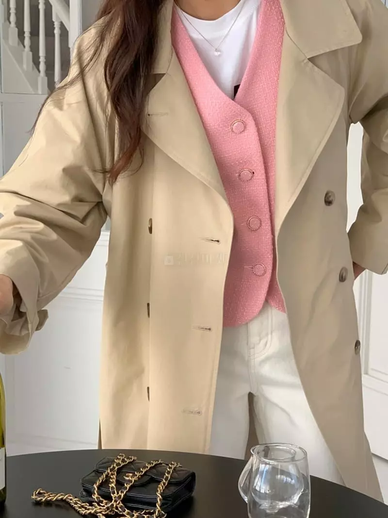 Mmore S - Korean Women Fashion - #momslook - Twid Vest - 5