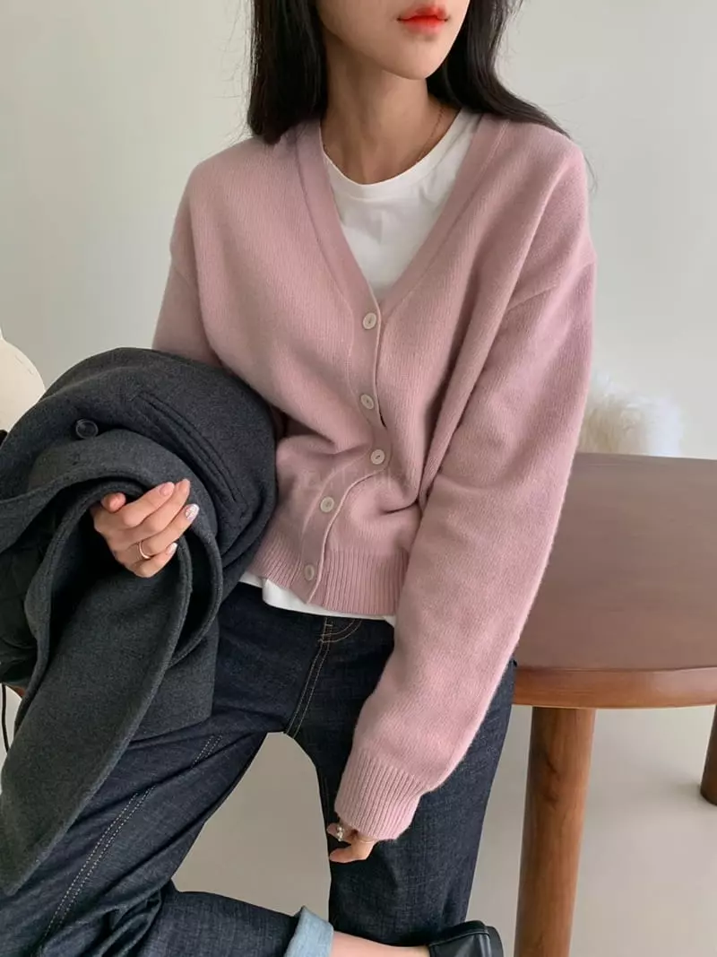 Mmore S - Korean Women Fashion - #momslook - Cashmere Cardigan - 5