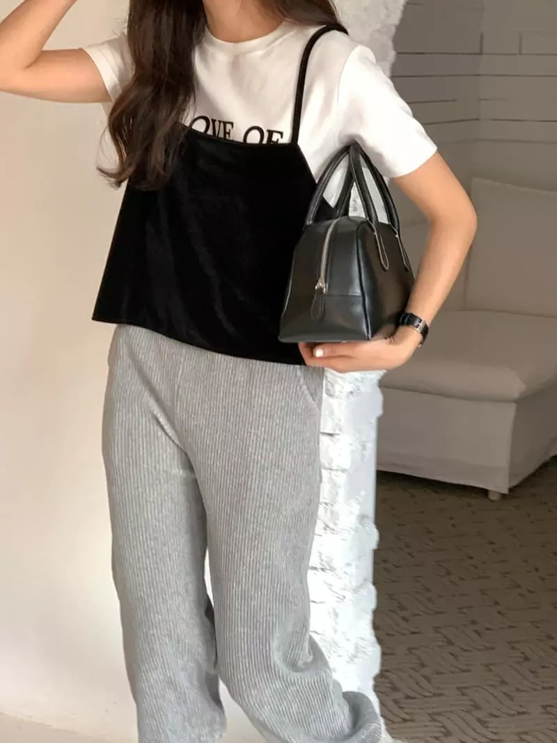 Mmore S - Korean Women Fashion - #momslook - Velvet Bustier - 4