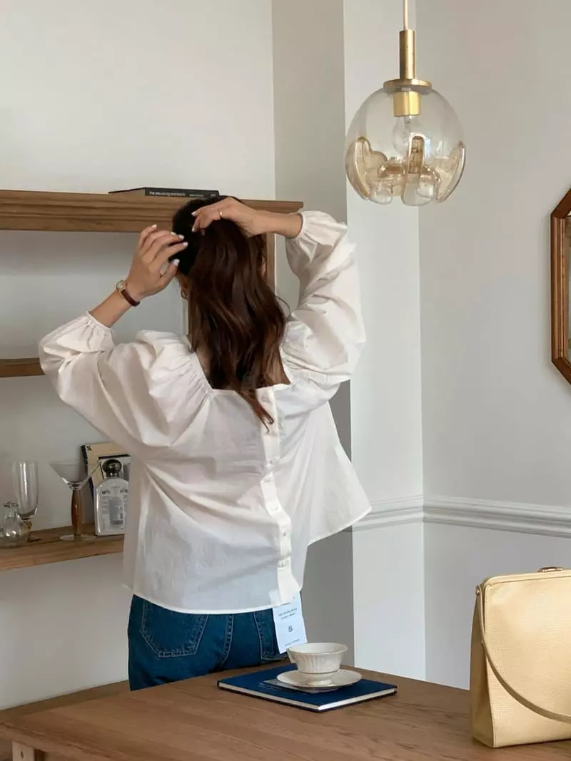Mmore S - Korean Women Fashion - #momslook - Grace Blouse - 10