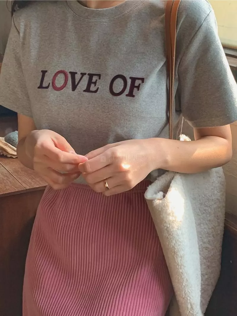 Mmore S - Korean Women Fashion - #pursuepretty - Love Tee - 2