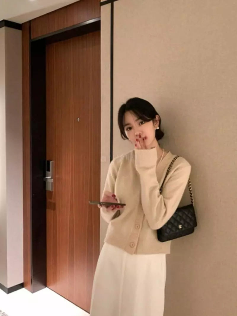 Mmore S - Korean Women Fashion - #romanticstyle - Mini Raccon Cardigan - 9