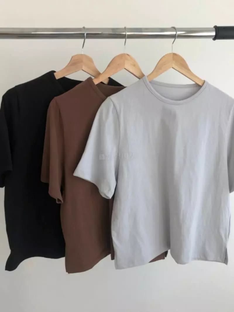 Mmore S - Korean Women Fashion - #romanticstyle - Lulu Slit Tee - 5