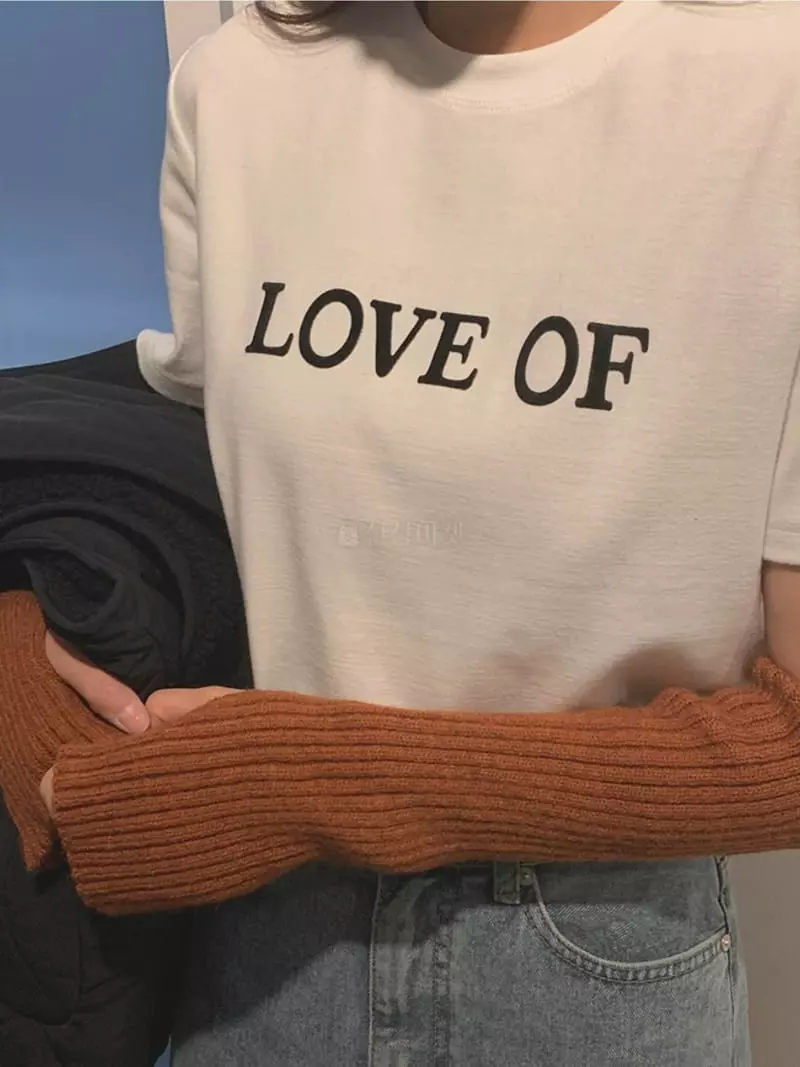 Mmore S - Korean Women Fashion - #shopsmall - Love Tee - 5