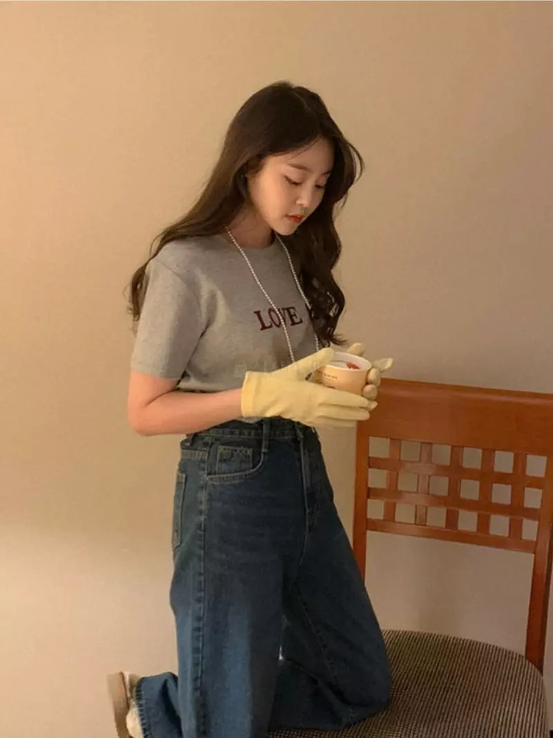 Mmore S - Korean Women Fashion - #thelittlethings - Love Tee - 7