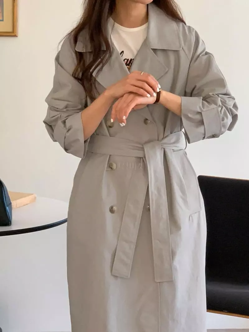 Mmore S - Korean Women Fashion - #momslook - Trench Coat - 4
