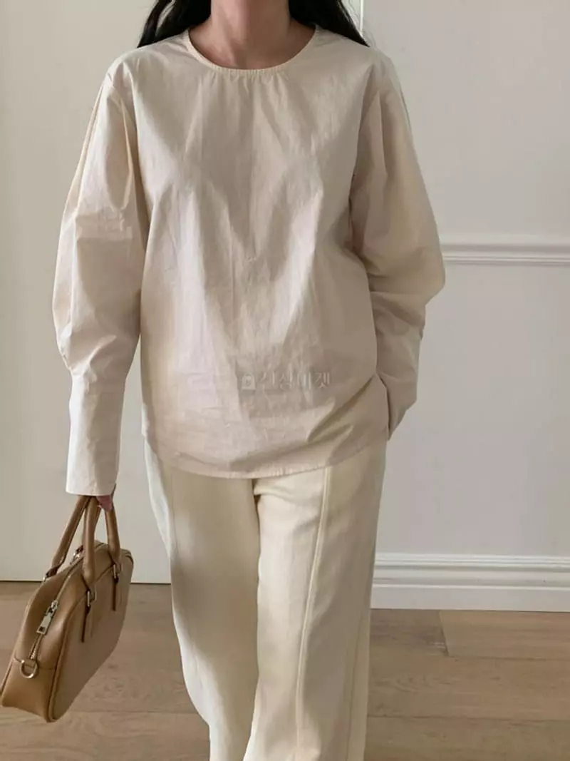 Moheli - Korean Women Fashion - #momslook - Puff Blouse - 3